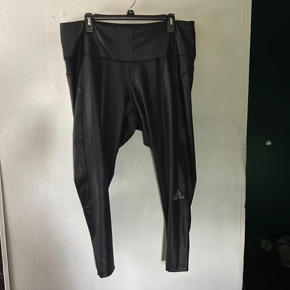 BNWT Zoe Saldana Adidas Black Leggings Size 3X - Picture 1 of 6